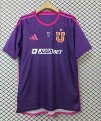2024-2025 Universidad de Chile 2nd Away Purple Thailand Soccer Jersey AAA-2044
