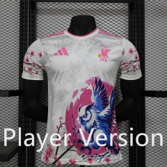 Player Version 2024-2025 Japan White&Pink Thailand Soccer Jersey AAA-888
