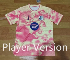 Player Version 2024-2025 Special Version Barcelona Pink Thailand Soccer Jersey AAA-9753