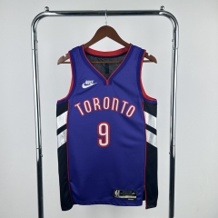 Retro Version 2025 Toronto Raptors Purple #9 NBA Jersey-311