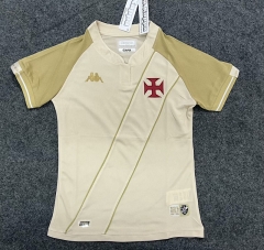 2024-2025 CR Vasco da Gama 2nd Away Yellow Thailand Women Soccer Jersey AAA-GB（(Wet water see English)）
