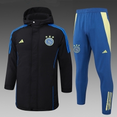2024-25 Ajax Black Thailand Soccer Jacket Uniform-815