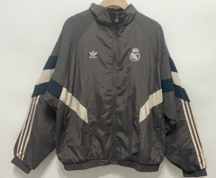 2024-2025 Real Madrid Light Gray Thailand Trench Coats-0255