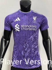 Player  Version 2024-25 Liverpool Black &Purple Thailand Soccer Jersey AAA-SJ