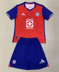 2024-25 Cruz Azul 2nd Away Red Soccer Uniform-AY