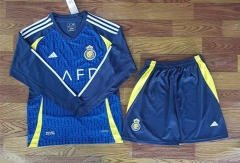 2024-2025 Al-Nassr FC Away Blue LS Soccer Unifrom-709