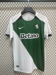 (S-4XL) 100th Anniversary Version Sporting Clube de Portugal White&Green Thailand Soccer Jersey AAA-GB