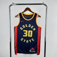 2025 City Version Golden State Warriors Royal Blue #30 NBA Jersey-311