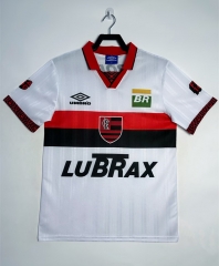 Retro Version 95-96 Flamengo Away White Thailand Soccer Jersey AAA-811