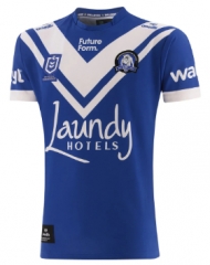 2025 NRL Bulldogs Home Blue Rugby Shirt