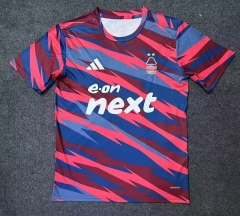 (S-4XL) 2024-2025 Nottingham Forest Pink&Blue Thailand Soccer jersey AAA-9070