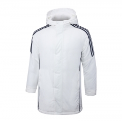 2024-2025 White Cotton Coat With Hat-815