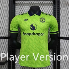 Player Version 2024-2025 Special Version Manchester United Green Thailand Soccer Jersey AAA-888