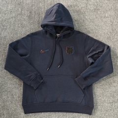 2024-2025 Barcelona Royal Blue Thailand Soccer Tracksuit With Hat-LH