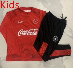 2024-2025 Napoli Red Kids/Youth Soccer Tracksuit-815