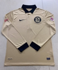 95th Anniversary Edition Club America Yellow LS Thailand Soccer Jersey AAA-4695