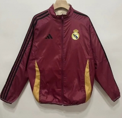 2024-2025 Real Madrid Red Thailand Trench Coats-0255