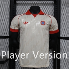 Player Retro Version 2024-2025 Bayern München White Training Soccer Jersey AAA-888