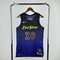 2025 City Version Los Angeles Lakers Blue #28  NBA Jersey-311