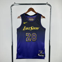 2025 City Version Los Angeles Lakers Blue #28  NBA Jersey-311
