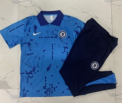 2024-25 Chelsea  Blue Thailand Polo Uniform-815