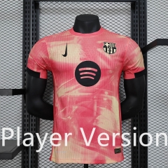 Player Version 2024-2025 Special Version Barcelona Pink  Thailand Soccer Jersey AAA-888