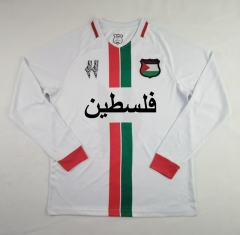 （s-4xl）2024-25 Palestine White LS Thailand Soccer Jersey AAA-2038