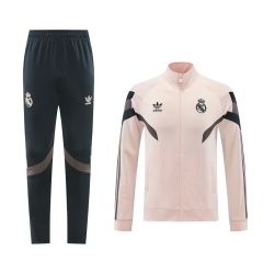 2024-2025 Real Madrid Pink  Thailand Soccer Jacket Uniform-LH