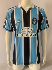 Retro Version 2000 Grêmio FBPA Home Blue&White Thailand Soccer Jersey AAA-503