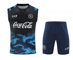 2024-25 Napoli Blue&Black Thailand Soccer Vest Uniform-418