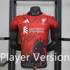Player  Version 2024-25 Liverpool Red Thailand Soccer Jersey AAA-888