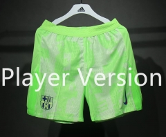 Player version 2024-2025 Barcelona 2nd Away Green Thailand Soccer Shorts-888