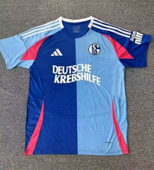 2024-25 FC Schalke 04 Blue Thailand Soccer Jersey AAA-512