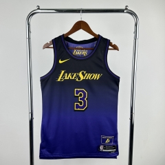 2025 City Version Los Angeles Lakers Blue #3  NBA Jersey-311
