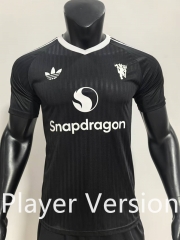 Player  Version 24-25  Manchester United  Black  Thailand Soccer Jersey AAA-SJ