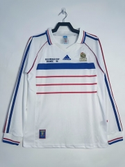 1998 France Away White Thailand Soccer Jersey AAA-811