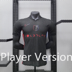 Player Version 2024-2025 Special Version Barcelona Black  Thailand Soccer Jersey AAA-888