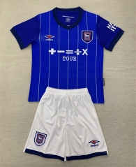2024-25 Ipswich Town Home Blue Soccer Uniform-AY