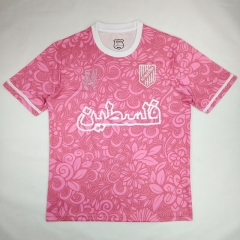 (S-4XL) 2025-2026 Special Version Palestine Pink Thailand Soccer Jersey AAA-7148