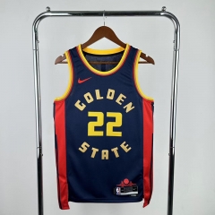 2025 City Version Golden State Warriors Royal Blue #22 NBA Jersey-311