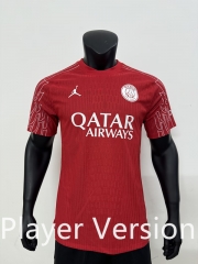 Player Version 2024-2025 Special Version Paris Red Thailand Soccer Jersey AAA-4506
