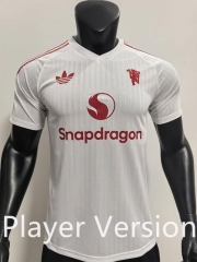 Player  Version 24-25  Manchester United  White Thailand Soccer Jersey AAA-SJ