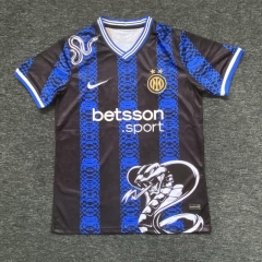 2024-2025 Inter Milan Blue&Black  Thailand Soccer Jersey AAA-7209