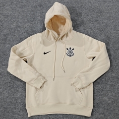 2024-2025 Corinthians apricot Thailand Soccer Tracksuit Top With Hat-LH