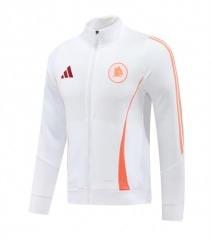 24-25 Roma White Thailand Soccer Jacket -LH