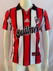 Retro Version 99-00 River Plate 2nd Away Red&White Thailand Soccer Jersey AAA-503