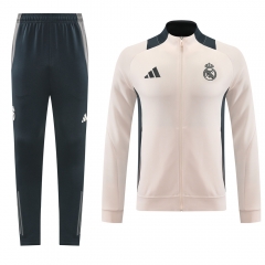 2024-2025 Real Madrid Pink Thailand Soccer Jacket Uniform-LH