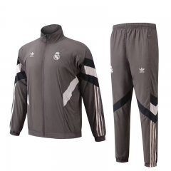 2024-25 Real Madrid Grey Wind Coat Uniform -4563