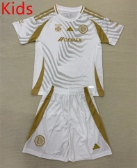 2024-2025 Tigres UANL 2nd Away White Kids/Youth Soccer Uniform-ay