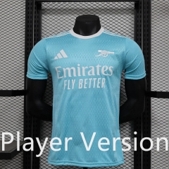 Player Version 2025-26 Arsenal Blue Thailand Soccer Jersey AAA-888